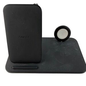 Anker PowerWave A2579 3-in-1 Wireless Charging Stand Watch Cable Holder‎